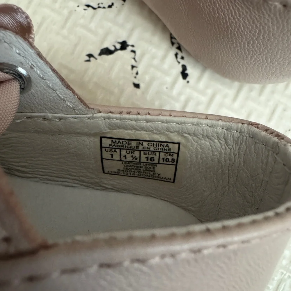 Ralph Lauren Briley Lambskin Slipper - Pink, Baby Girl, Size 1 - Picture 4 of 9